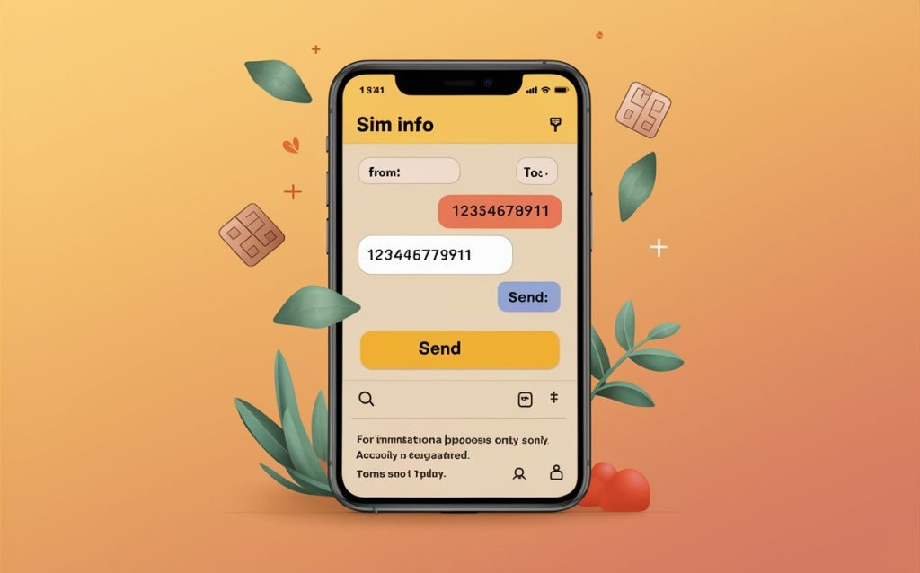 Check sim info and owner details guide