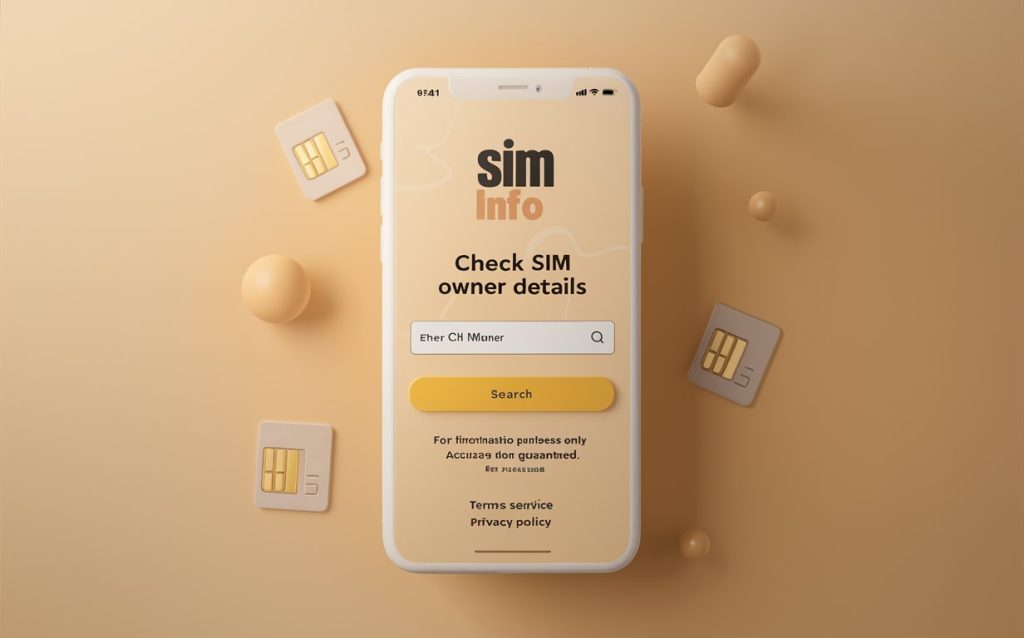 Check sim info details