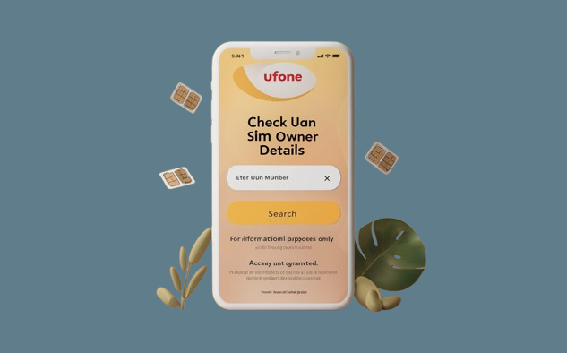 Guide how to check ufone sim Information