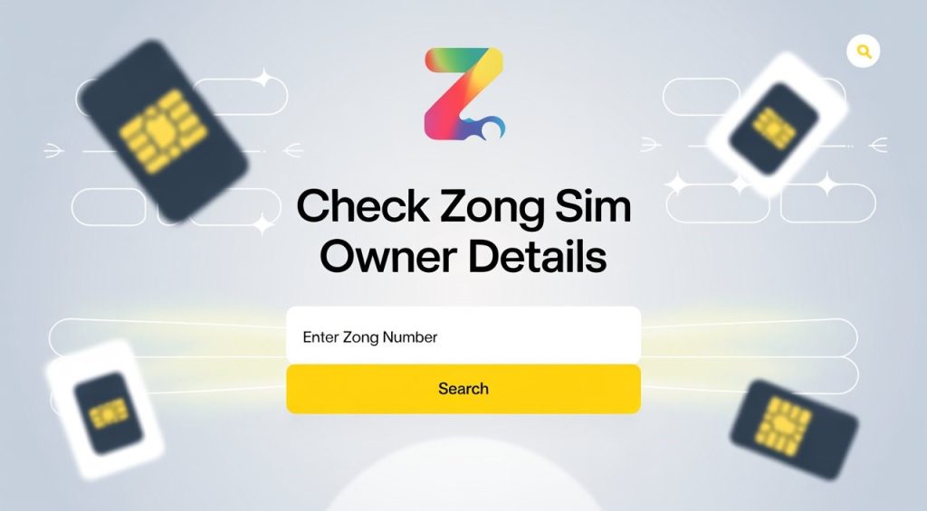 Guide how to check zong sim details
